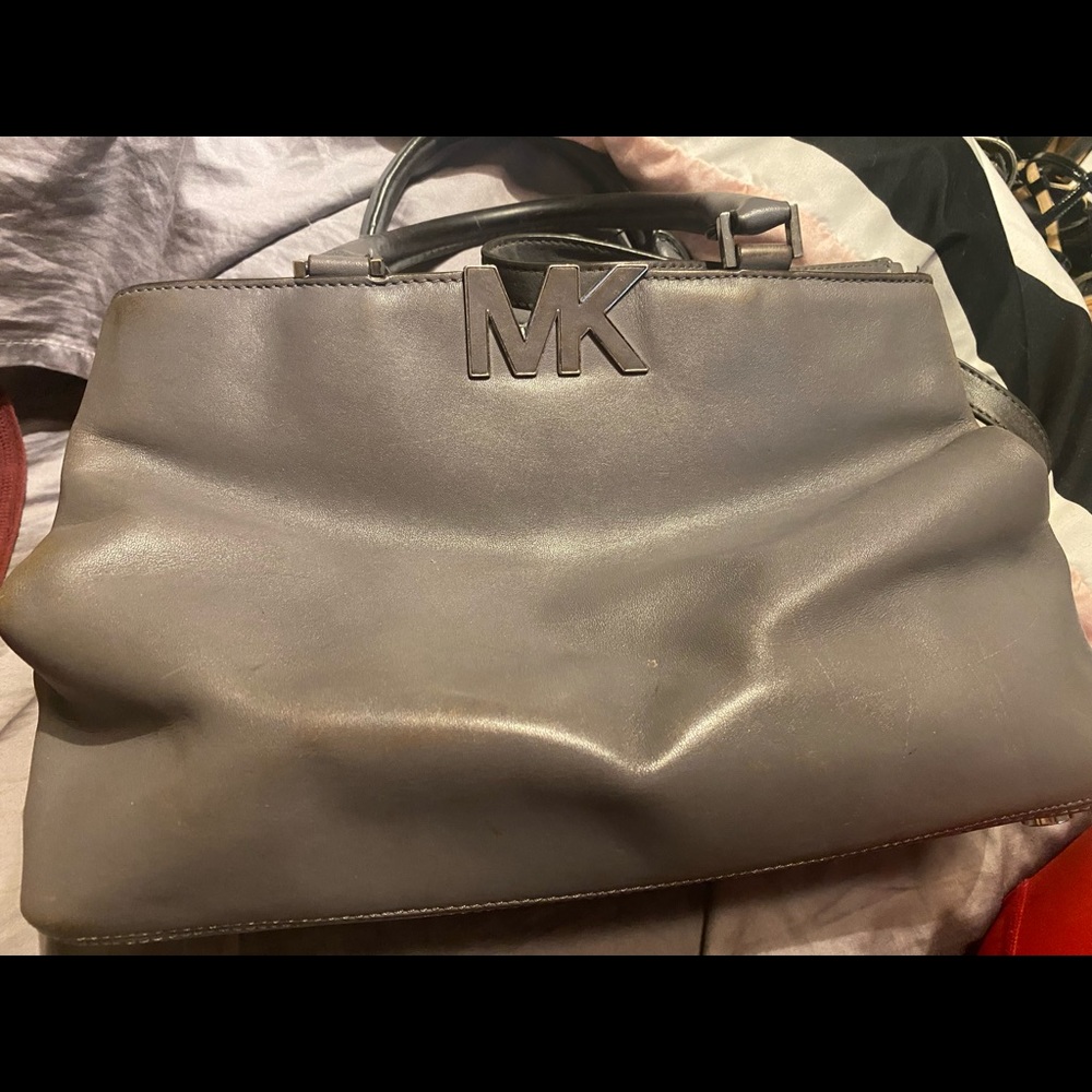 Used Michael Kors gray purse